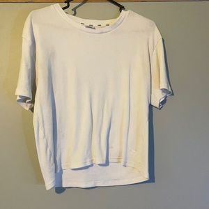 large white victoria’s secret “pink” shirt sleeve tee